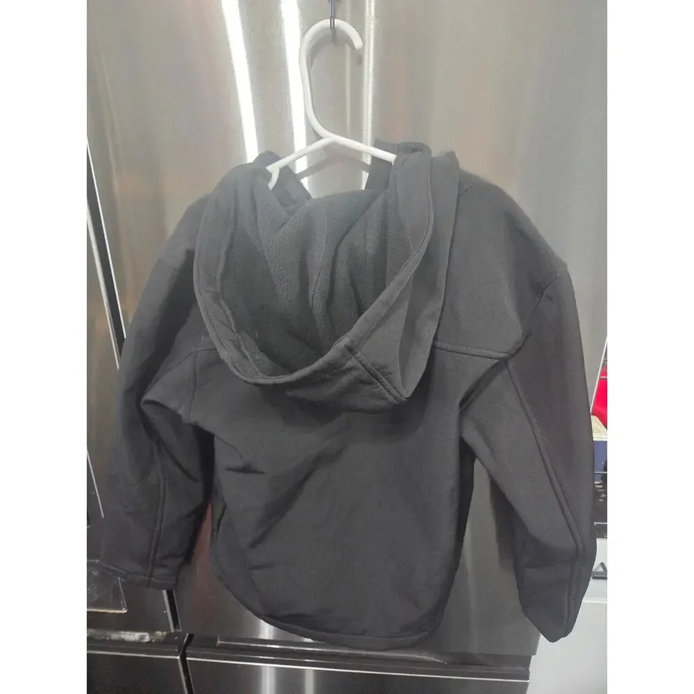 Black Fleece Lined Jacket - Snozu - 7